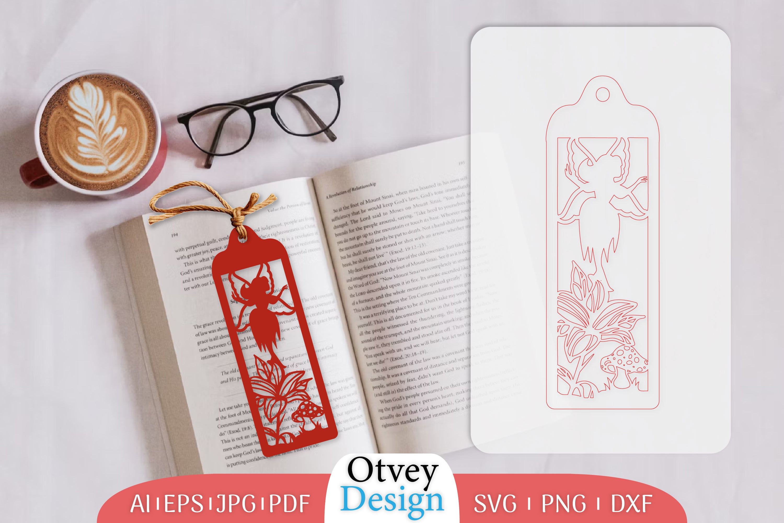 Fairy Bookmark SVG Bundle