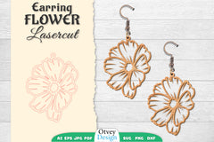 Earring Flower Lasercut SVG Bundle 2 - CraftNest - Digital Crafting and Art