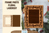 Floral Lasercut 2-Frame Photo SVG Bundle