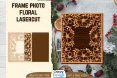 Floral Lasercut Frame Photo SVG Bundle 2 - CraftNest - Digital Crafting and Art