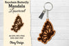 Butterfly Mandala Keychain SVG Bundle
