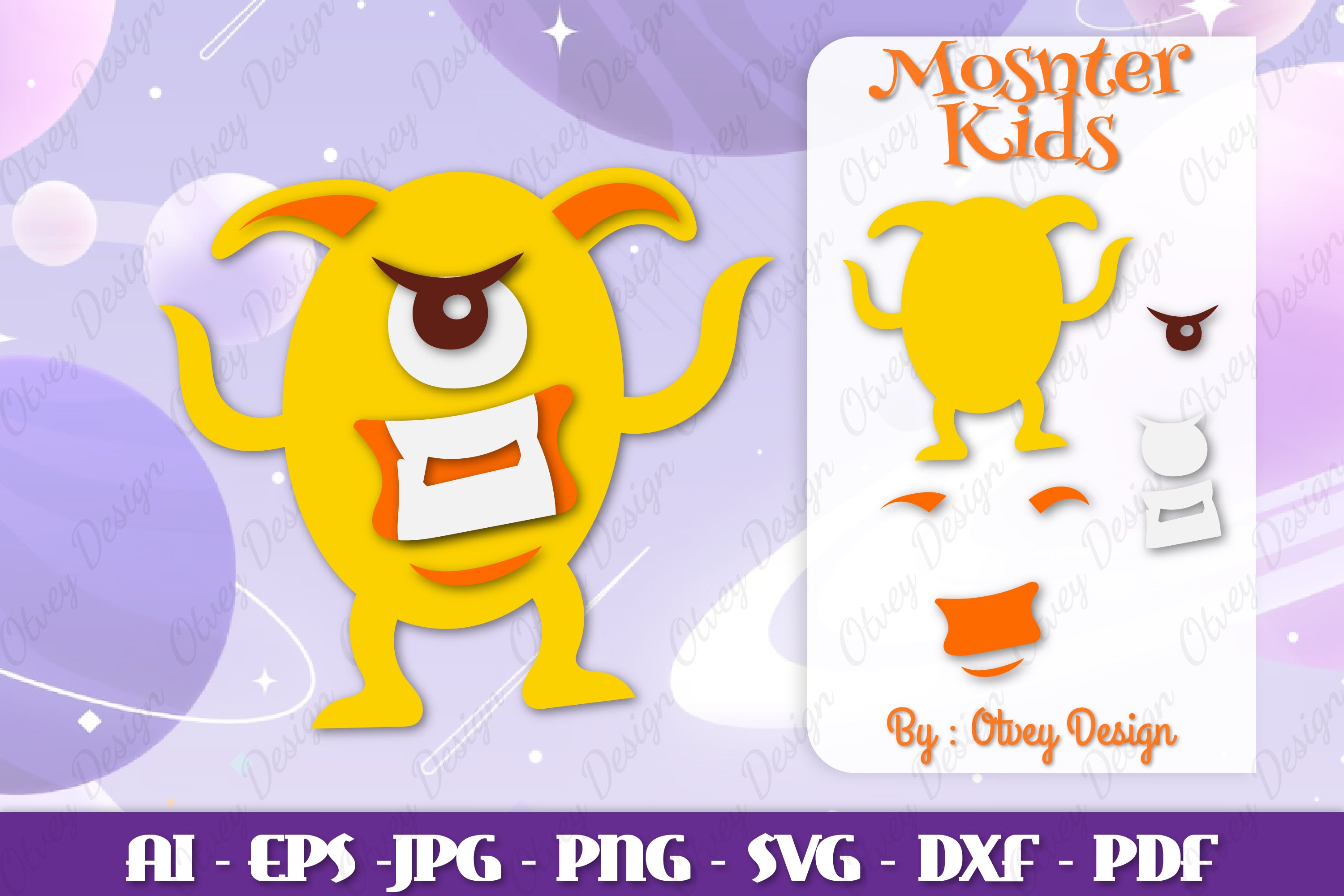Monster Kids SVG Bundle 2 - CraftNest - Digital Crafting and Art