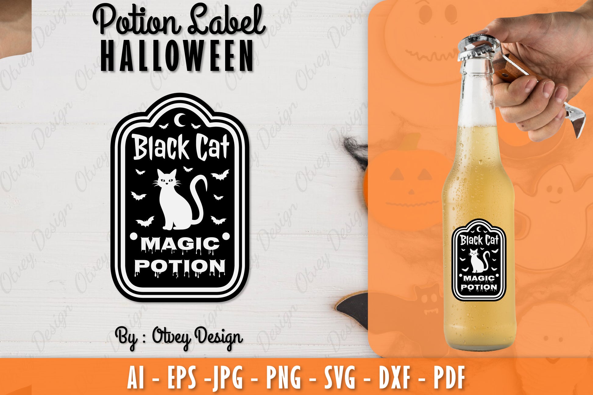 Halloween Potion Label SVG Bundle 32 - CraftNest - Digital Crafting and Art
