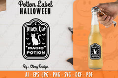 Halloween Potion Label SVG Bundle 32 - CraftNest - Digital Crafting and Art