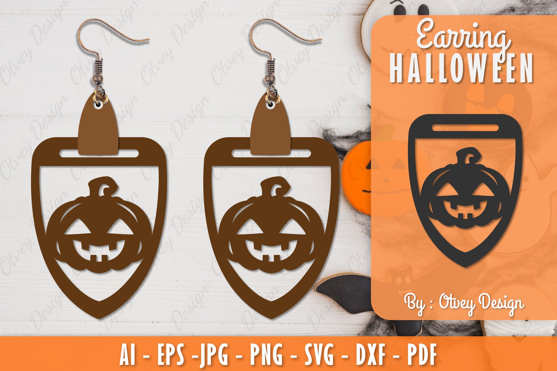 Earring Halloween Lasercut SVG Bundle 244 - CraftNest - Digital Crafting and Art
