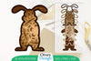 Mandala Rabbit Layered Lasercut SVG Bundle