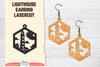 Lighthouse Earring Lasercut SVG Bundle