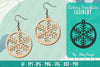 Snowflake Earring Lasercut SVG Bundle