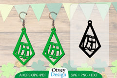 Earring St Patrick's Day Lasercut SVG Bundle 6 - CraftNest - Digital Crafting and Art