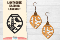 Lighthouse Earring Lasercut SVG Bundle 87 - CraftNest - Digital Crafting and Art