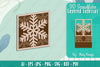 Snowflake 3D Layered Lasercut SVG Bundle