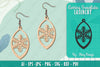 Snowflake Earring Lasercut SVG Bundle
