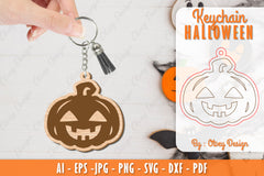 Keychain Halloween Lasercut SVG Bundle 12 - CraftNest - Digital Crafting and Art