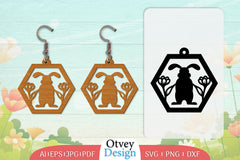 Earring Rabbit Lasercut SVG Bundle 74 - CraftNest - Digital Crafting and Art