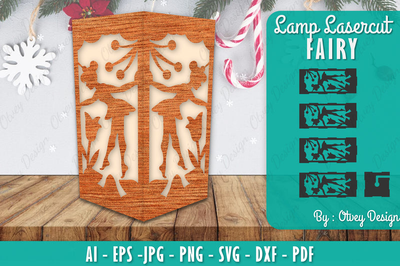 Fairy Lamp Lasercut SVG Bundle 10 - CraftNest - Digital Crafting and Art