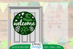 St. Patrick's Day Door Hanger SVG Bundle 3 - CraftNest - Digital Crafting and Art