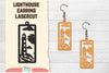 Lighthouse Earring Lasercut SVG Bundle