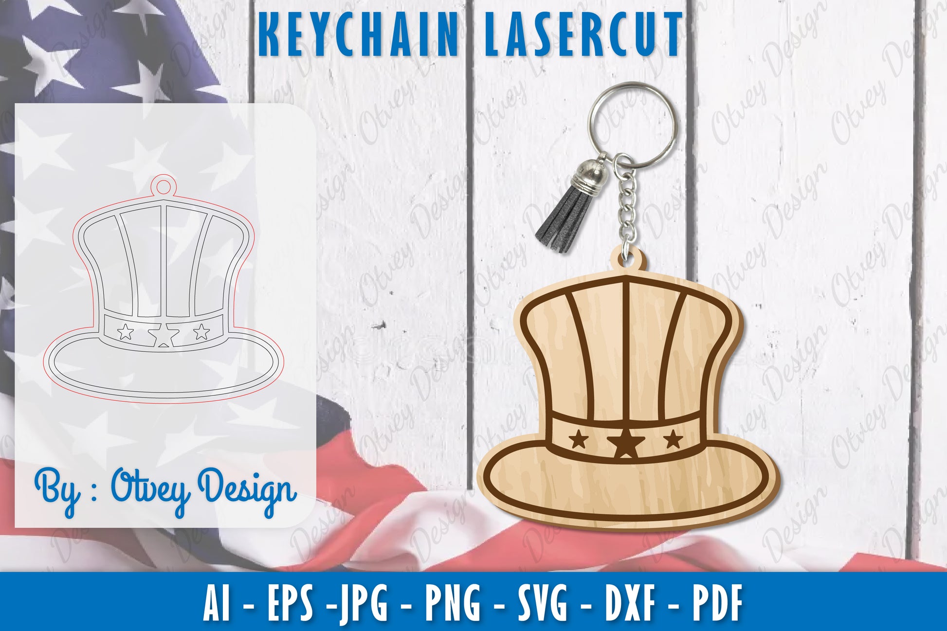 Patriotic Keychain SVG Bundle 11 - CraftNest - Digital Crafting and Art