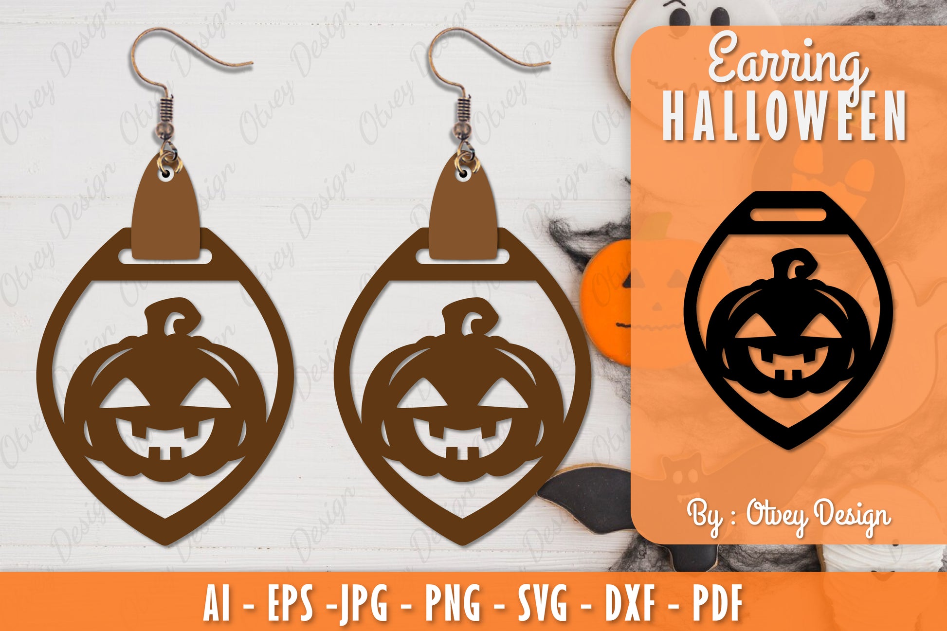 Earring Halloween Lasercut SVG Bundle 273 - CraftNest - Digital Crafting and Art