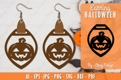 Earring Halloween Lasercut SVG Bundle 273 - CraftNest - Digital Crafting and Art