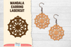 Earring Mandala Lasercut SVG Bundle