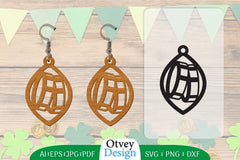 St Patrick's Day Earring Lasercut SVG Bundle 51 - CraftNest - Digital Crafting and Art