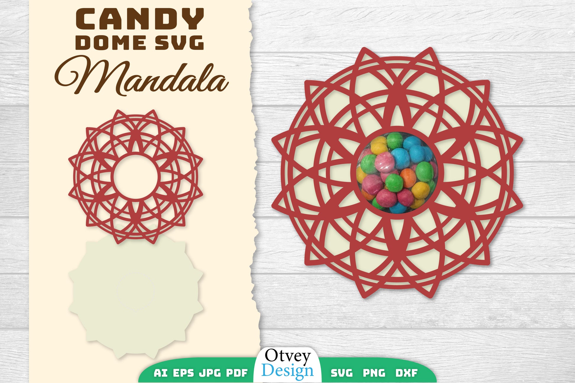 Candy Dome Mandala SVG Bundle 2 - CraftNest - Digital Crafting and Art