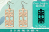 Snowflake Earring Lasercut SVG Bundle