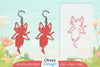 Fairy Earring Lasercut SVG Bundle