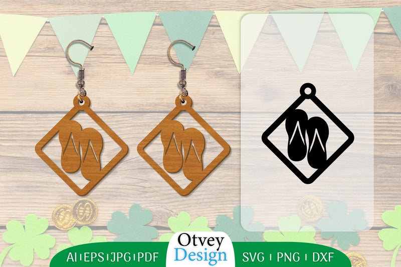 Earring Summer Lasercut SVG Bundle 9 - CraftNest - Digital Crafting and Art