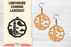 Lighthouse Earring Lasercut SVG Bundle 76 - CraftNest - Digital Crafting and Art