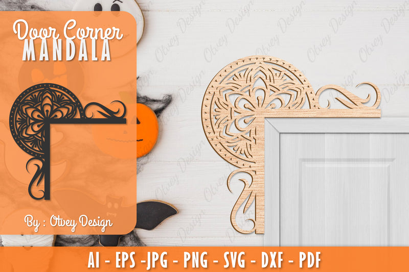 Corner Door Mandala Lasercut SVG Bundle 3 - CraftNest - Digital Crafting and Art