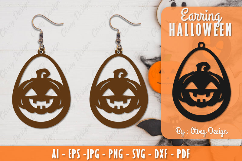 Earring Halloween Lasercut SVG Bundle 99 - CraftNest - Digital Crafting and Art