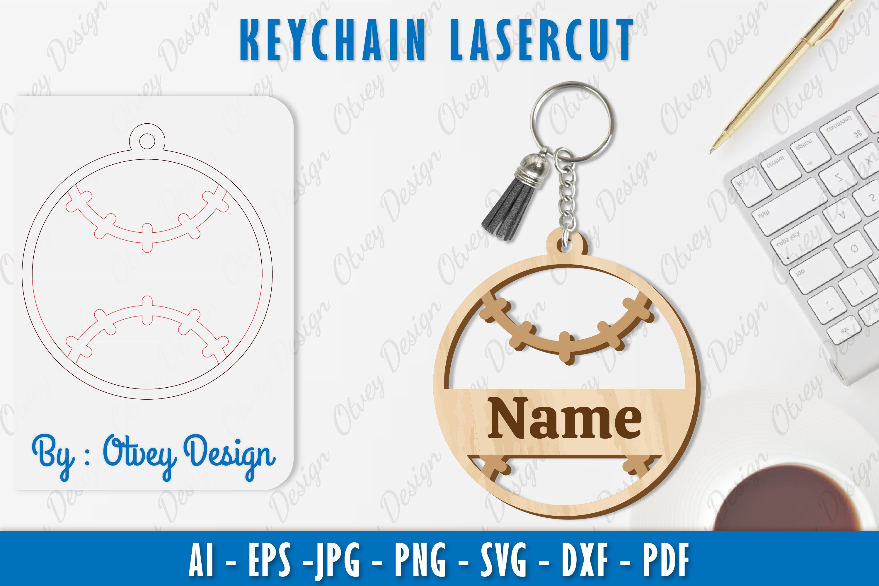 Ball Keychain SVG Bundle 13 - CraftNest - Digital Crafting and Art
