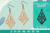 Snowflake Earring Lasercut SVG Bundle