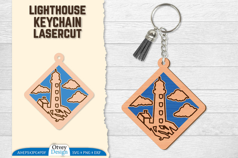Lighthouse Lasercut Ornament SVG Bundle 3 - CraftNest - Digital Crafting and Art