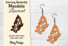 Earring Butterfly Mandala Lasercut SVG Bundle