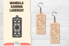 Earring Mandala Lasercut SVG Bundle