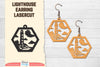 Lighthouse Earring Lasercut SVG Bundle