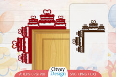 Door Corner Valentine Lasercut SVG Bundle 4 - CraftNest - Digital Crafting and Art