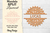 Mandala Split Lasercut SVG Bundle