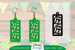 St Patrick's Day Earring Lasercut SVG Bundle 82 - CraftNest - Digital Crafting and Art