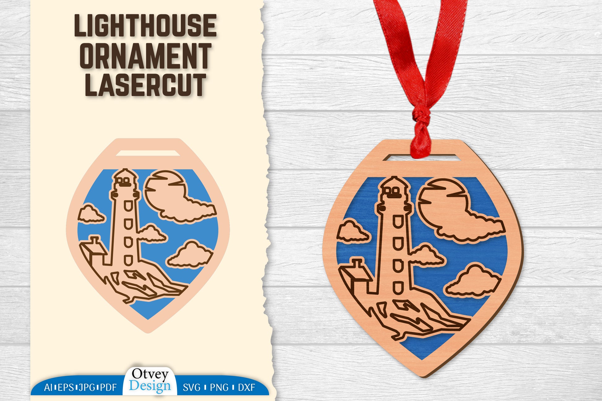 Lighthouse Lasercut Ornament SVG Bundle 79 - CraftNest - Digital Crafting and Art