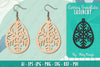 Snowflake Earring Lasercut SVG Bundle