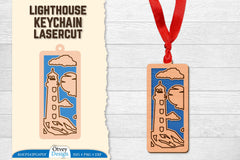 Lighthouse Lasercut Ornament SVG Bundle 31 - CraftNest - Digital Crafting and Art