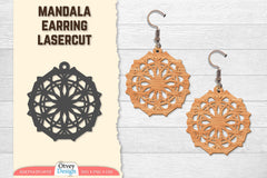 Earring Mandala Lasercut SVG Bundle 57 - CraftNest - Digital Crafting and Art