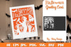 Halloween Scene Greeting Card SVG Bundle
