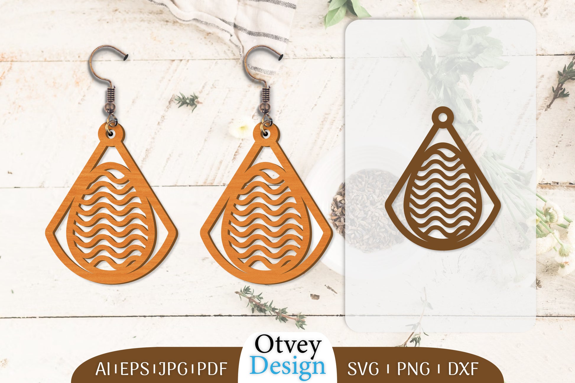 Happy Easter Egg Earring Lasercut SVG Bundle 41 - CraftNest - Digital Crafting and Art