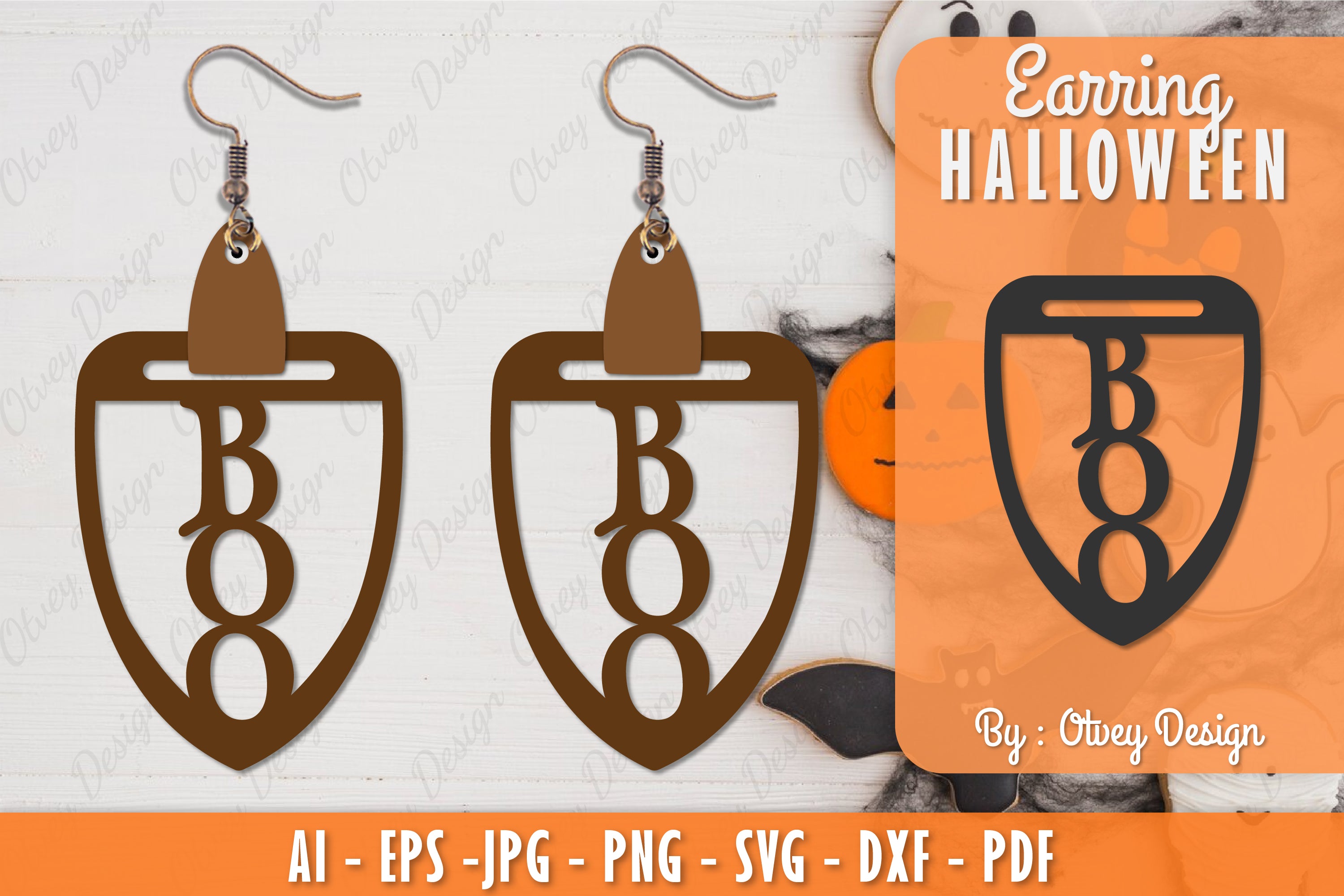 Earring Halloween Lasercut SVG Bundle 256 - CraftNest - Digital Crafting and Art