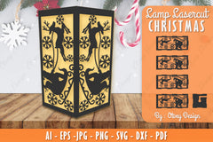 Christmas Lamp Lasercut SVG Bundle 24 - CraftNest - Digital Crafting and Art
